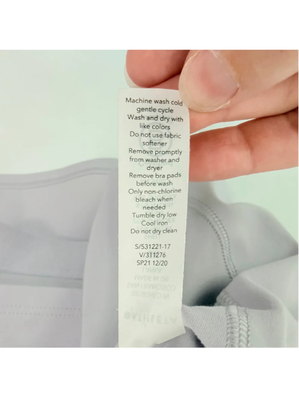 Athleta Conscious Crop Sports Bra Women's Size 3X Grey Athleisure Activewear Gym